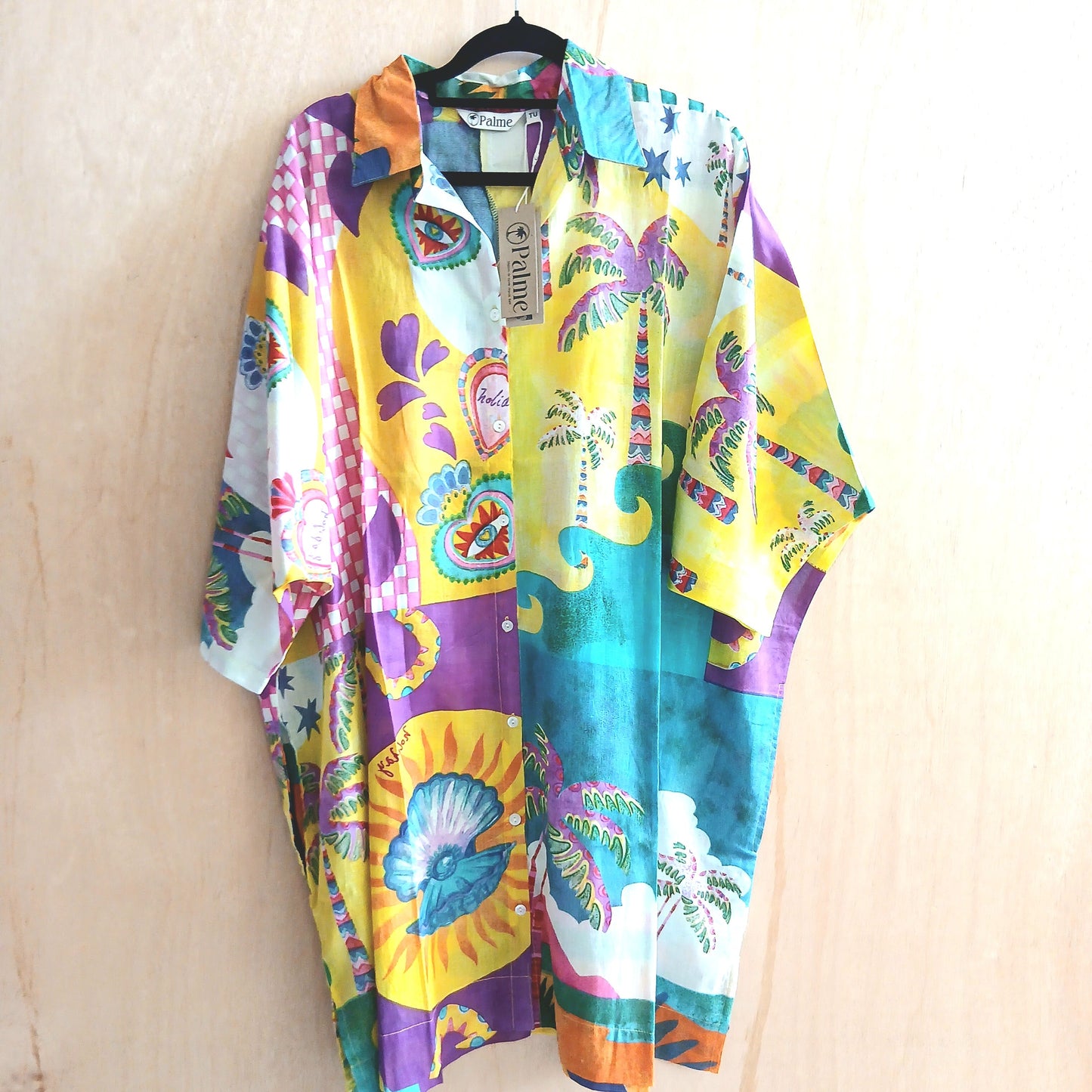 Printed Cotton Maxi Shirt 67146