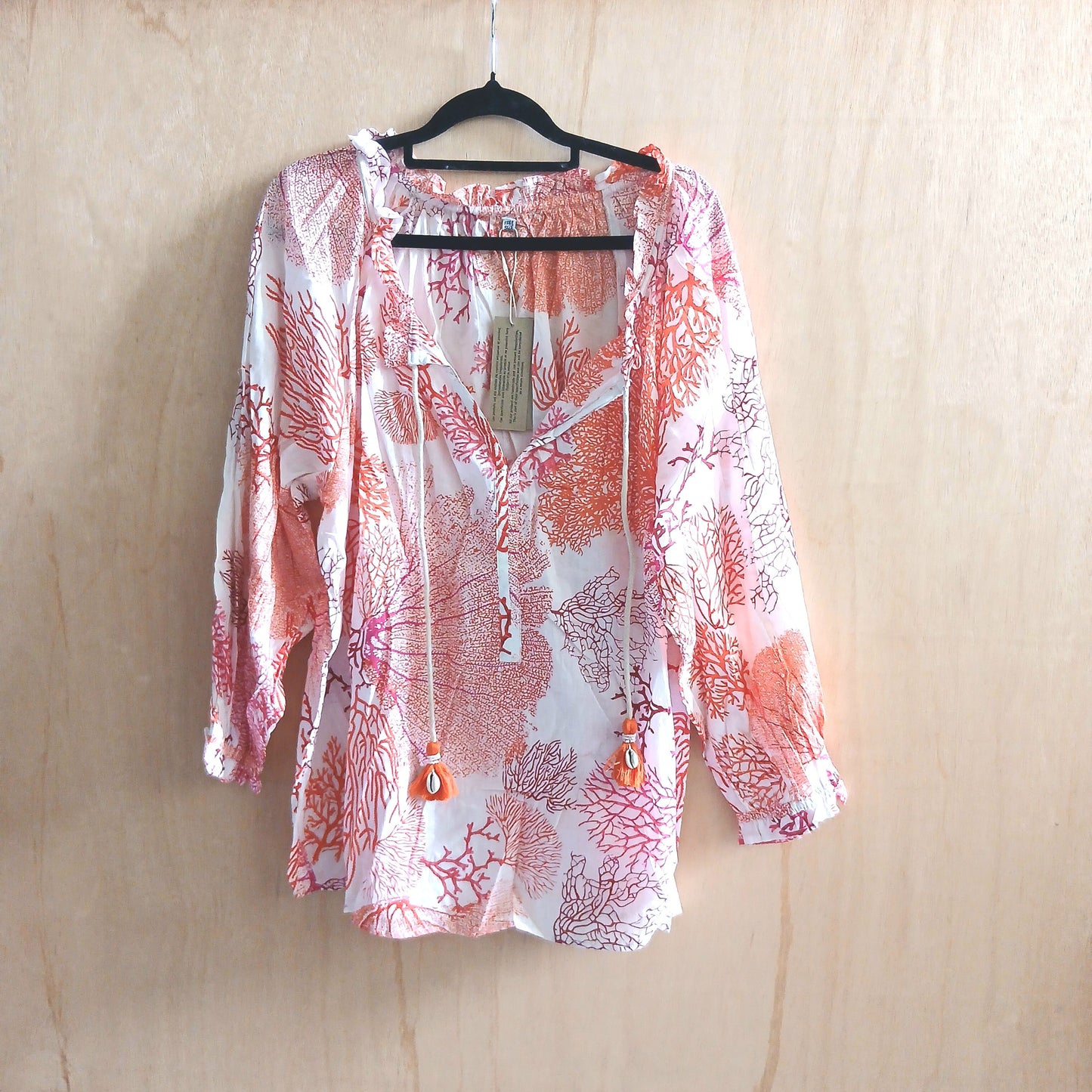 Cotton Blouse Shirt 64400