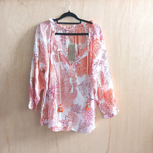 Cotton Blouse Shirt 64400