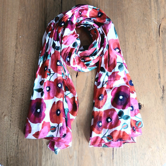Cotton Poppy Scarf 67138