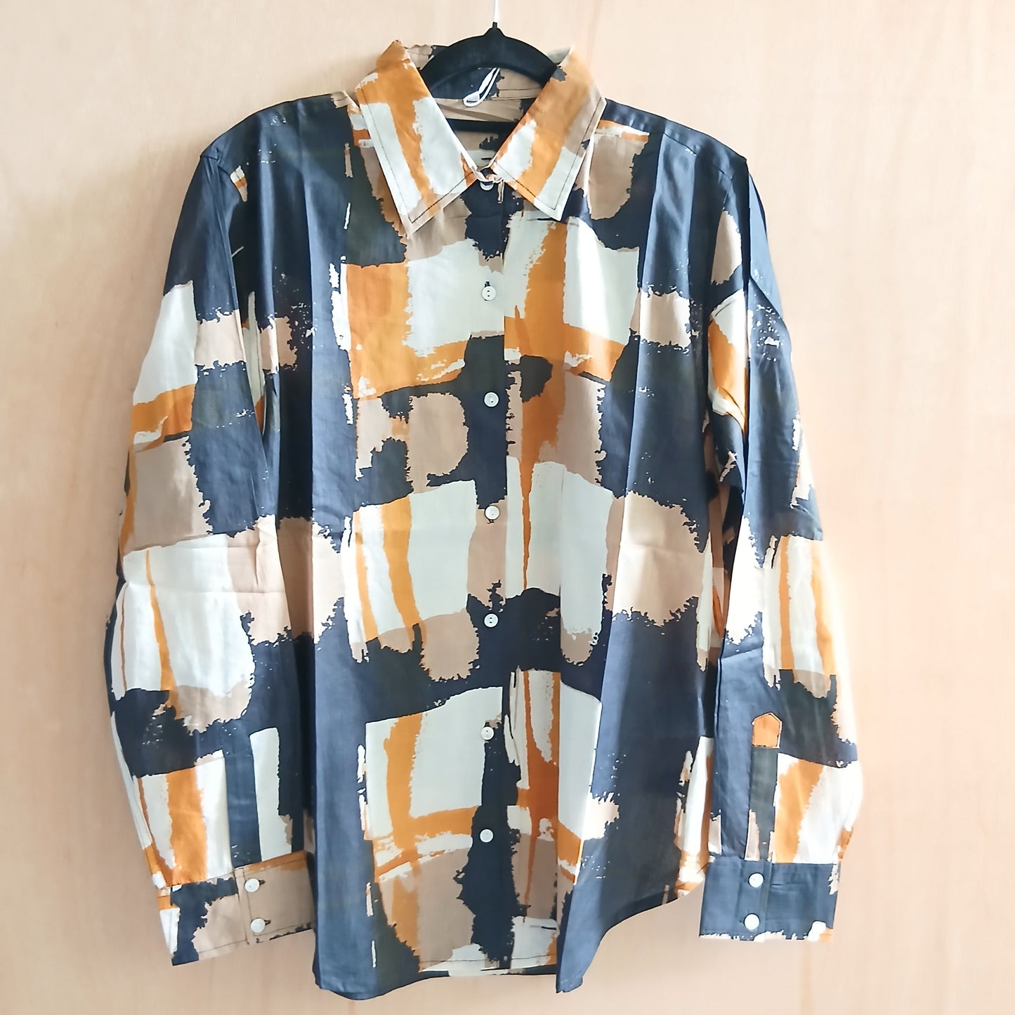 Long Sleeves Cotton Shirt 66523