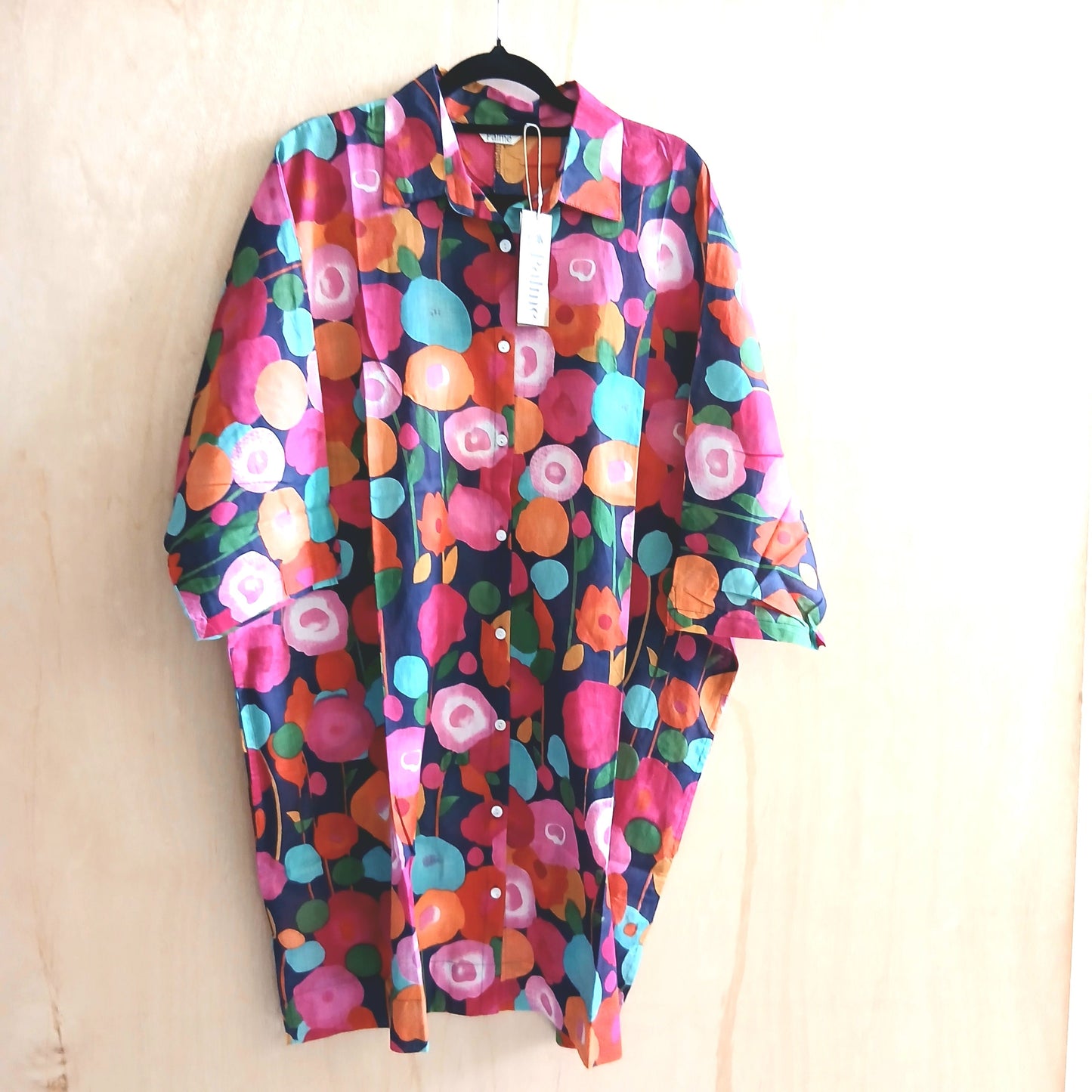 Printed Cotton Maxi Shirt 67146