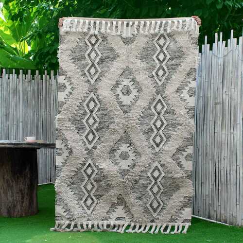 Bhadohi Cotton Rug