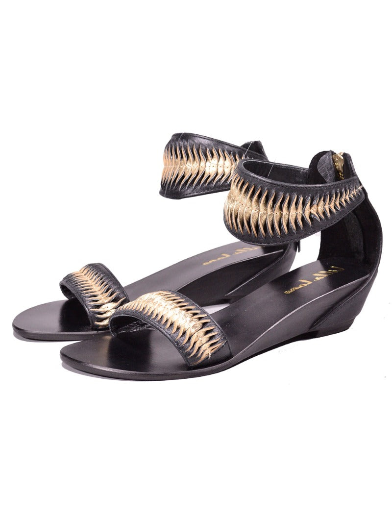 Santana Kala Mini Wedge  - Two Tone