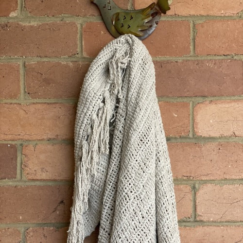 Bergen Ombre Stonewashed Linen Scarf 50X195Cm