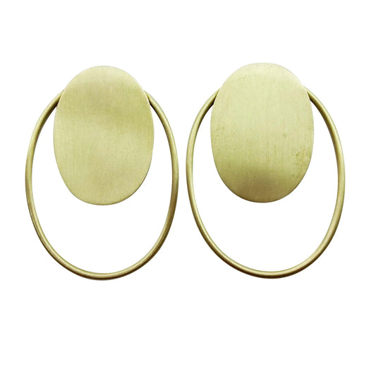 Brass E/R  with matt circle design