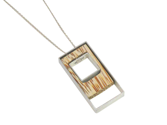 Rectangle Necklace 45cm