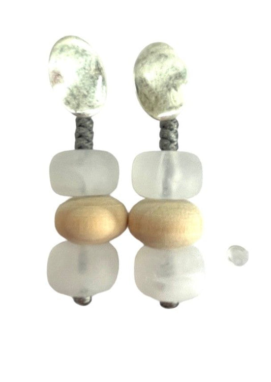 Resin /wood earrings