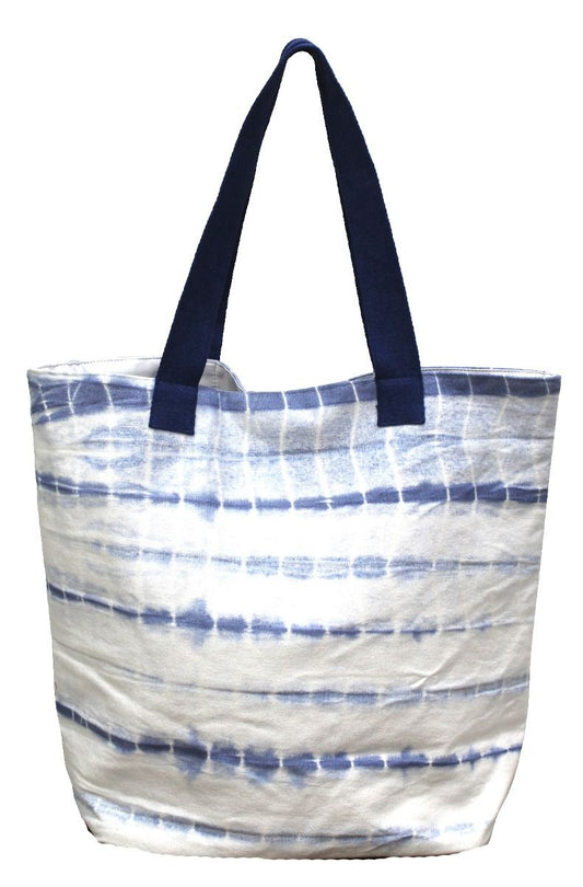 Blue tye dye bag 55x35cm