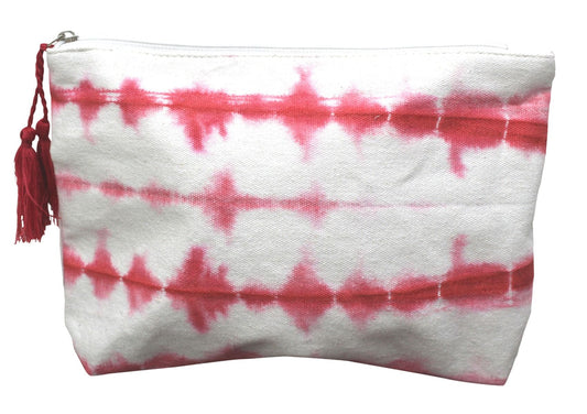 Pink tye dye pouch 25x20cm