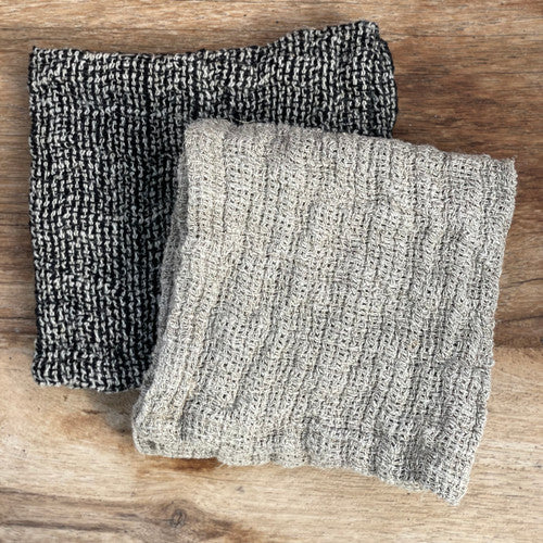 Audrey Heavy Mesh Wash Cloth - Natural (Min. Of 2)