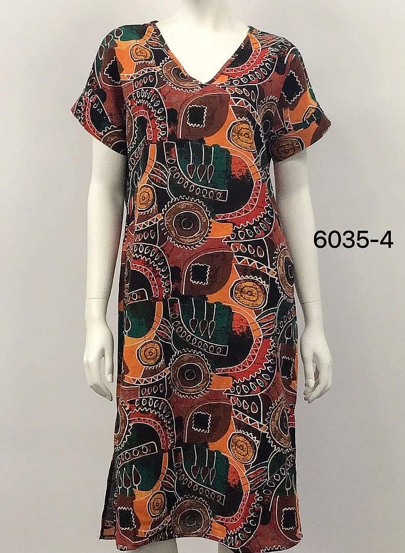 Printed Cotton Dress