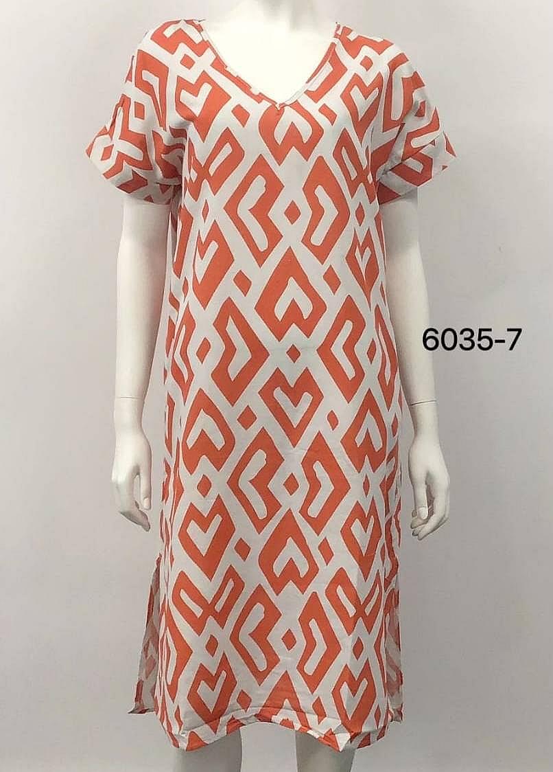 Printed Cotton Dress