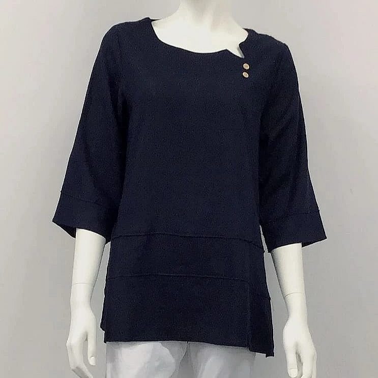 Notch Neck Top