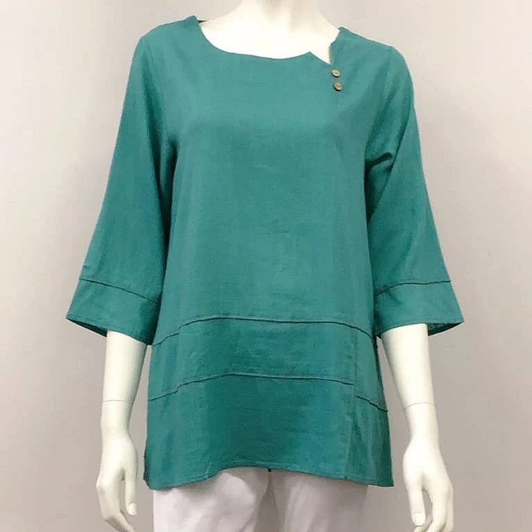 Notch Neck Top