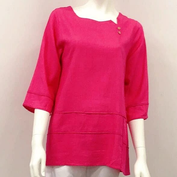 Notch Neck Top