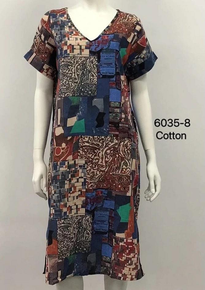 Printed Cotton Dress